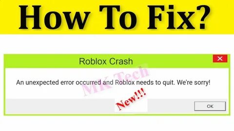 Ошибка roblox crash