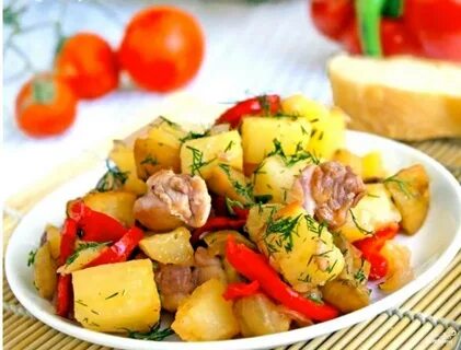 Диетическое рагу из овощей