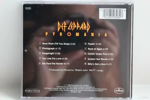 Pyromania def leppard