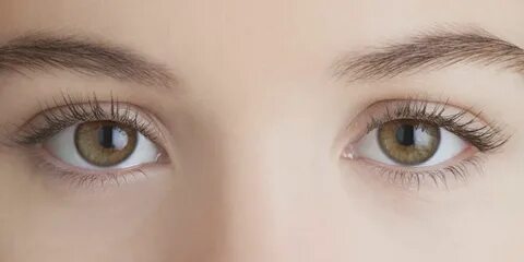 2 brown eyes
