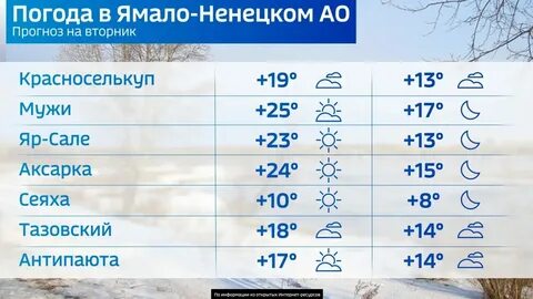 Салехард погода в ноябре