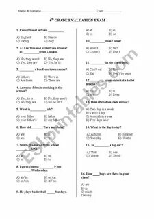 7 grade test 2