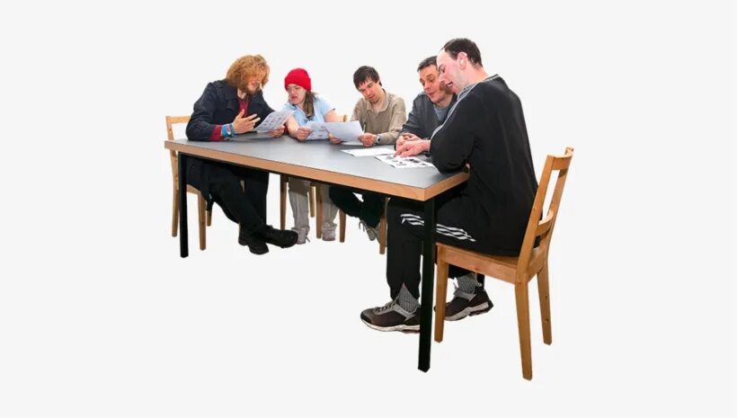 Around table
