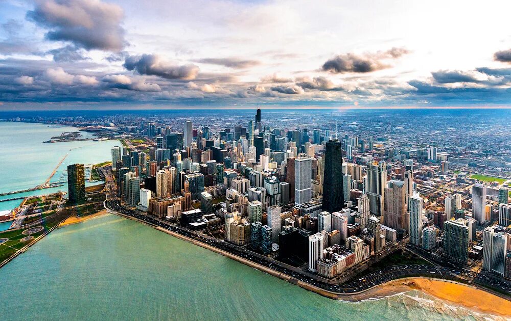 Три крупных города сша. Чикаго с высоты птичего полёта. Северная Америка Чикаго. Город Чикаго Майами. Иллинойс Чикаго с высоты.