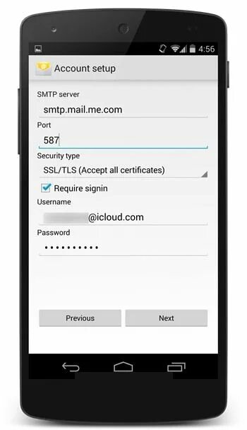 Icloud почта андроид. SMTP ICLOUD. Как создать ICLOUD на андроиде. Сервер исходящей почты gmail для iphone. Как настроить на самсунге почту айклауд.