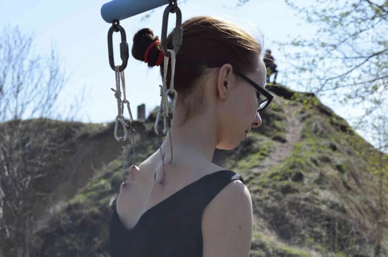 подвешивание на крюках