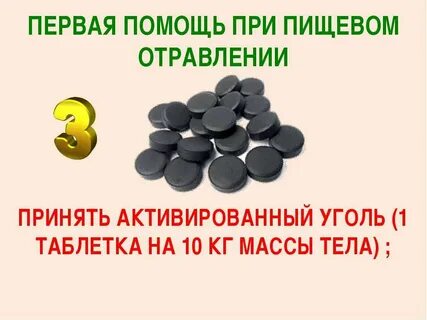 Интоксикация активированный уголь