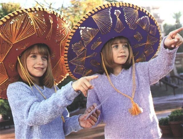 Мексиканские каникулы сестры Олсен. Сестры Олсен в детстве.