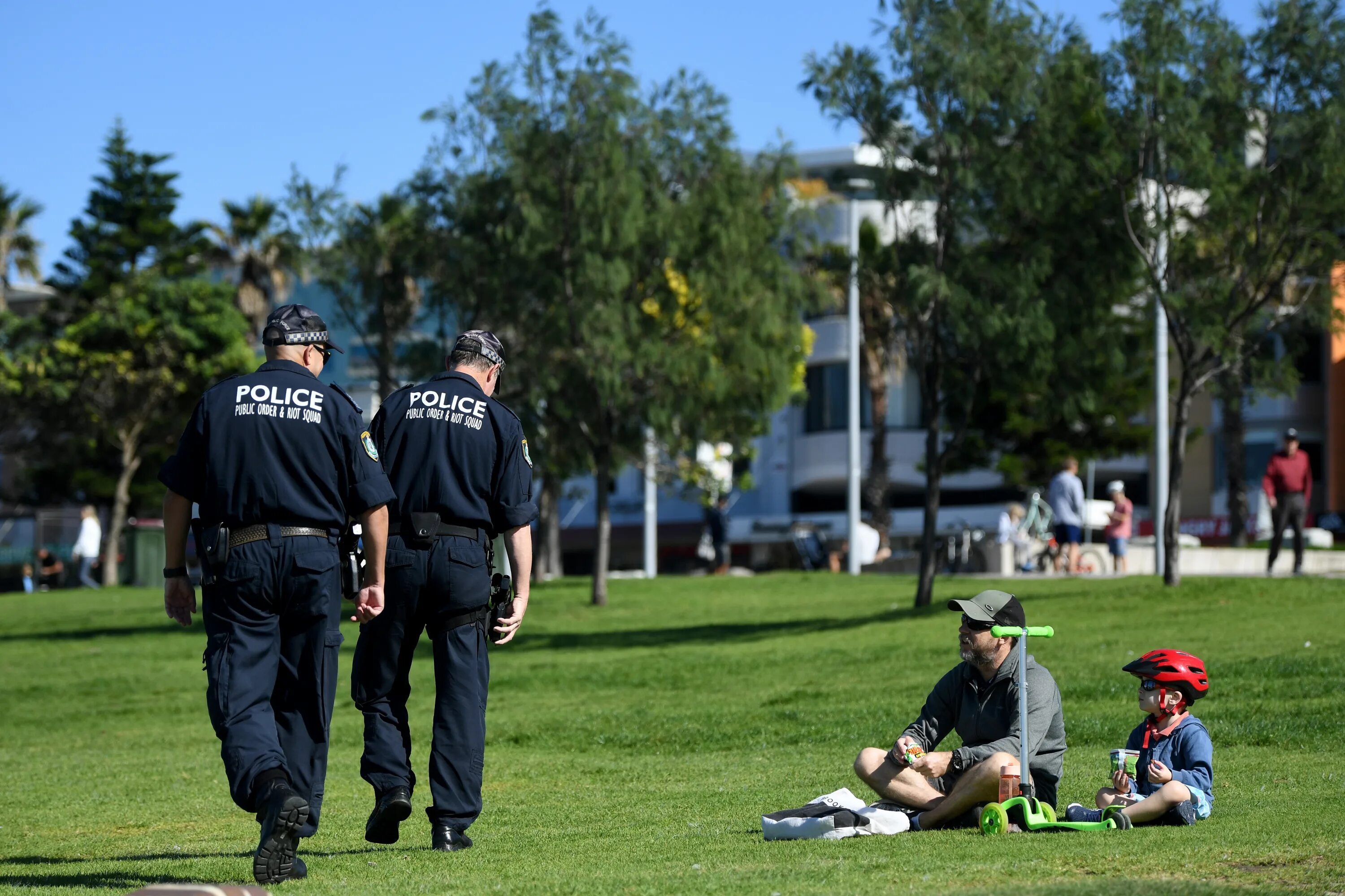 The policeman asked what are you doing