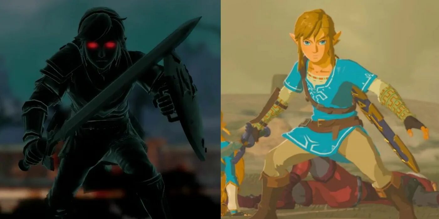 Zelda страж. Зельда BOTW 2. BOTW Ганон Зельда и линк. Бокоблин Зельда. Zelda Breath of the Wild.