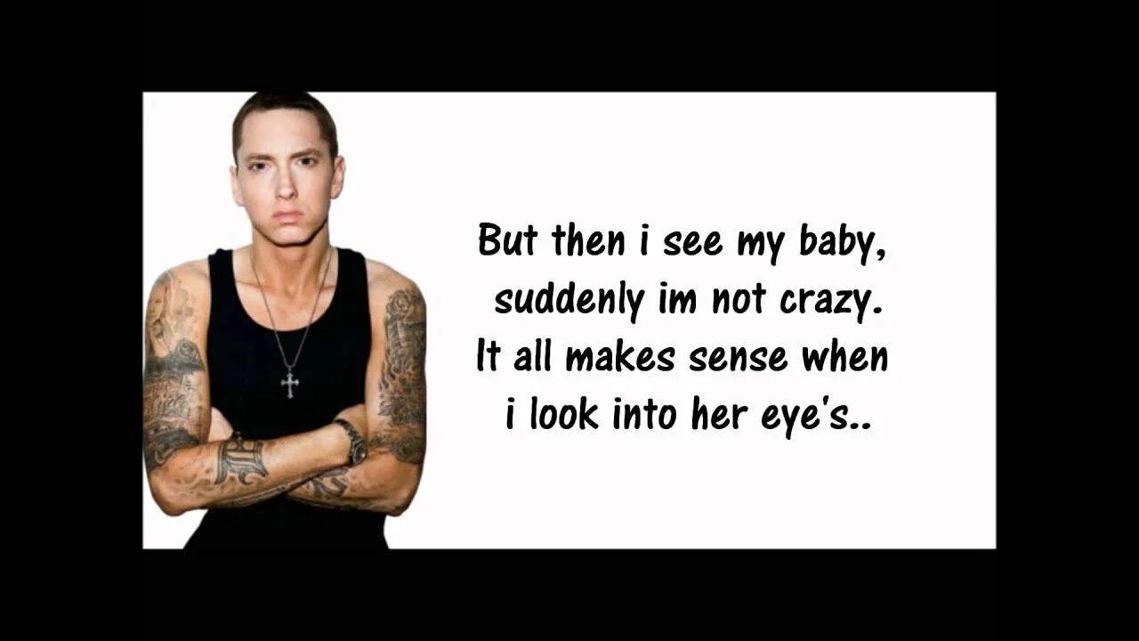Эминем про маму. Eminem - Hailie's Song. Эминем Хэйлис Сонг. Eminem Crazy Baby. Песня Эминема Baby.