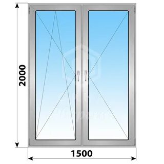 Окно двухкамерное 1200х1200