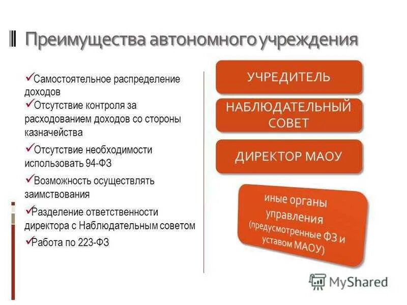 Продукция бюджетных организаций. Преимущества учреждения. Автономное учреждение преимущества. Преимущества казенного учреждения. Преимущества бюджетного учреждения.