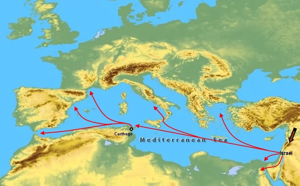 Таршиш. Карта Средиземноморья. Таршиш город. Северное средиземноморье