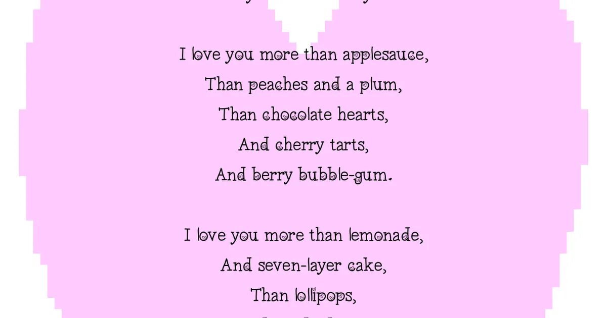 More than two times more. Стихотворение i love you more than applesauce. i love you more стих. i love you more than applesauce by jack prelutsky. i love you more than.