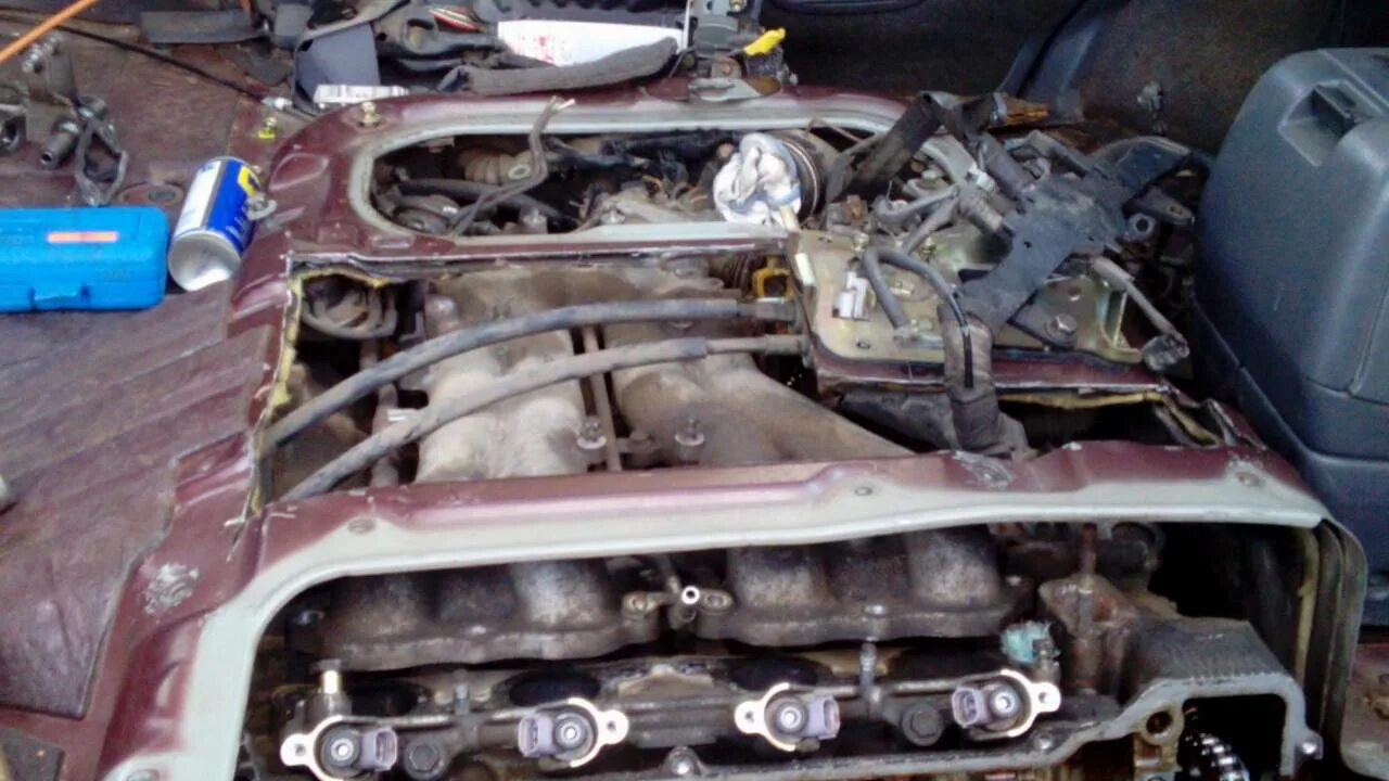 ТО + охлаждение ВВБ и замена верхней ВВБ земляку :-) - Toyota Estima Hybrid, 2,4
