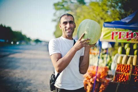 Продавец дынь