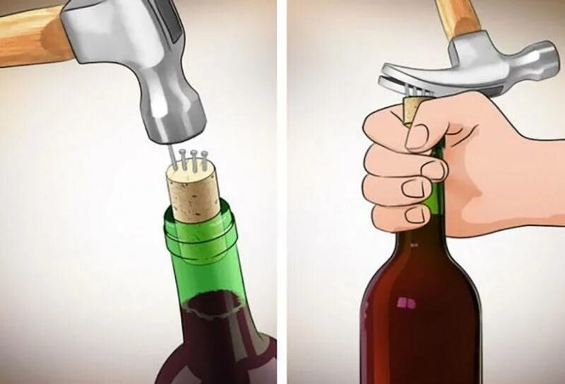Как легко открыть бутылку