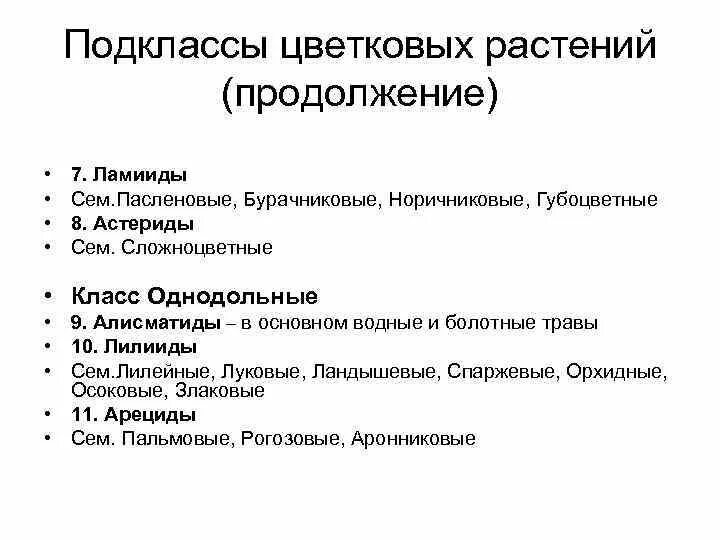Класс подкласс функциональной. Подклассы цветковых растений. подкласс ламииды. астериды подкласс. подкласс астериды представители.