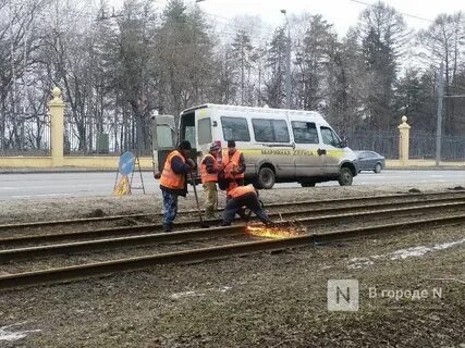 Ремонт трамвайных путей белинского