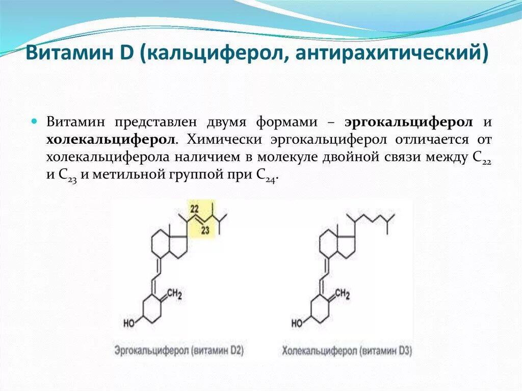 Разница витамина д и д 3