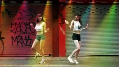 Shuffle dance girl.