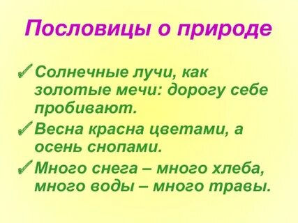 Пословица о бережном отношении