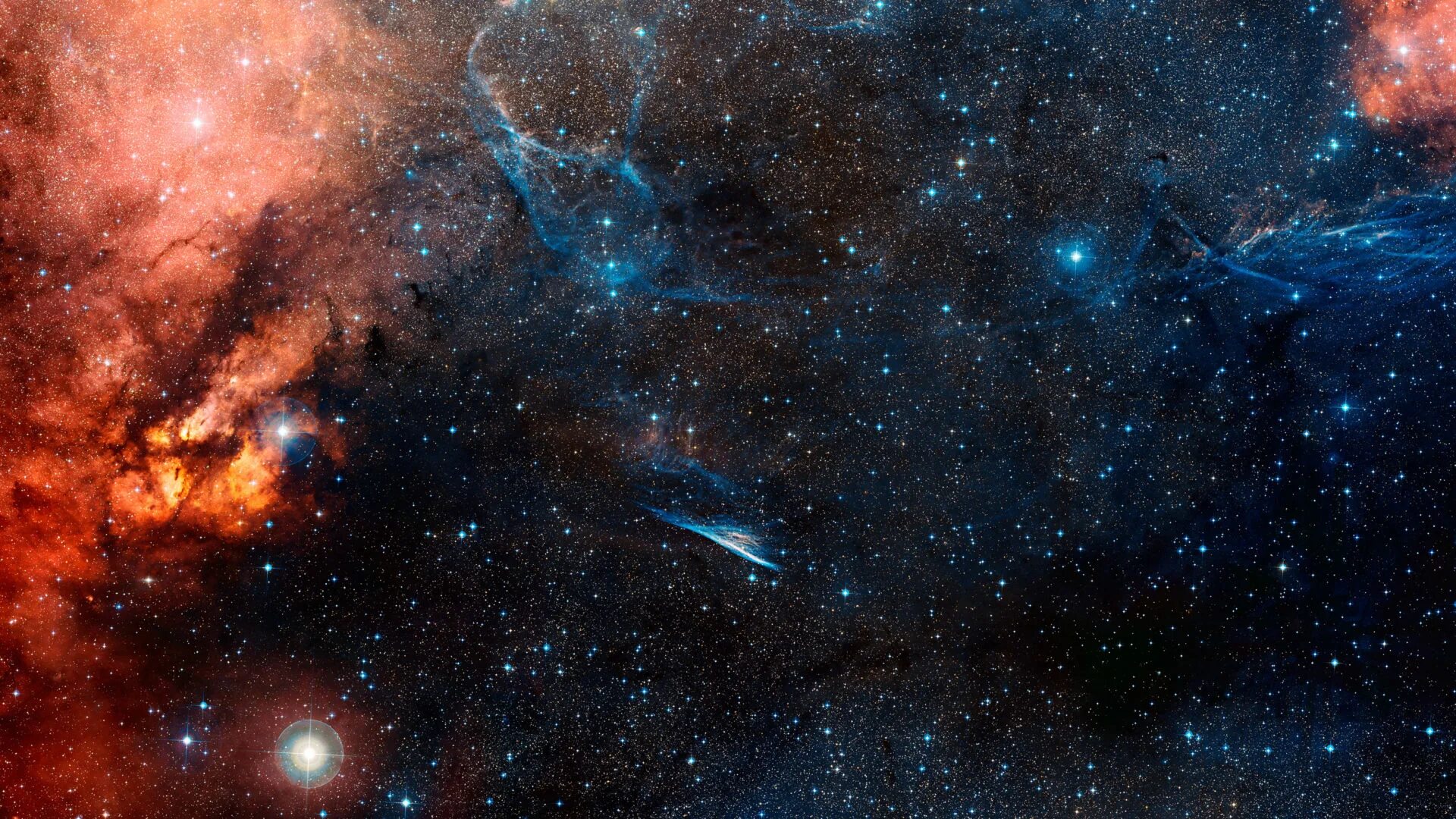 16 апреля космос. Туманность карандаш NGC 2736. Галактика Небула.
