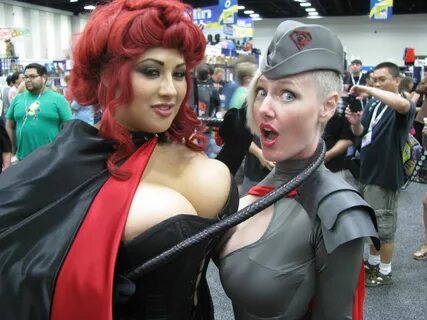 Cosplayer with big tits.