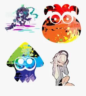 Splatoon Inkling And Octoling, free clipart download, png, clipart , clip a...