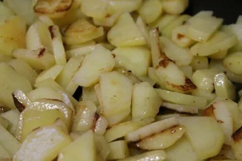 Правильно жареная картошка с луком