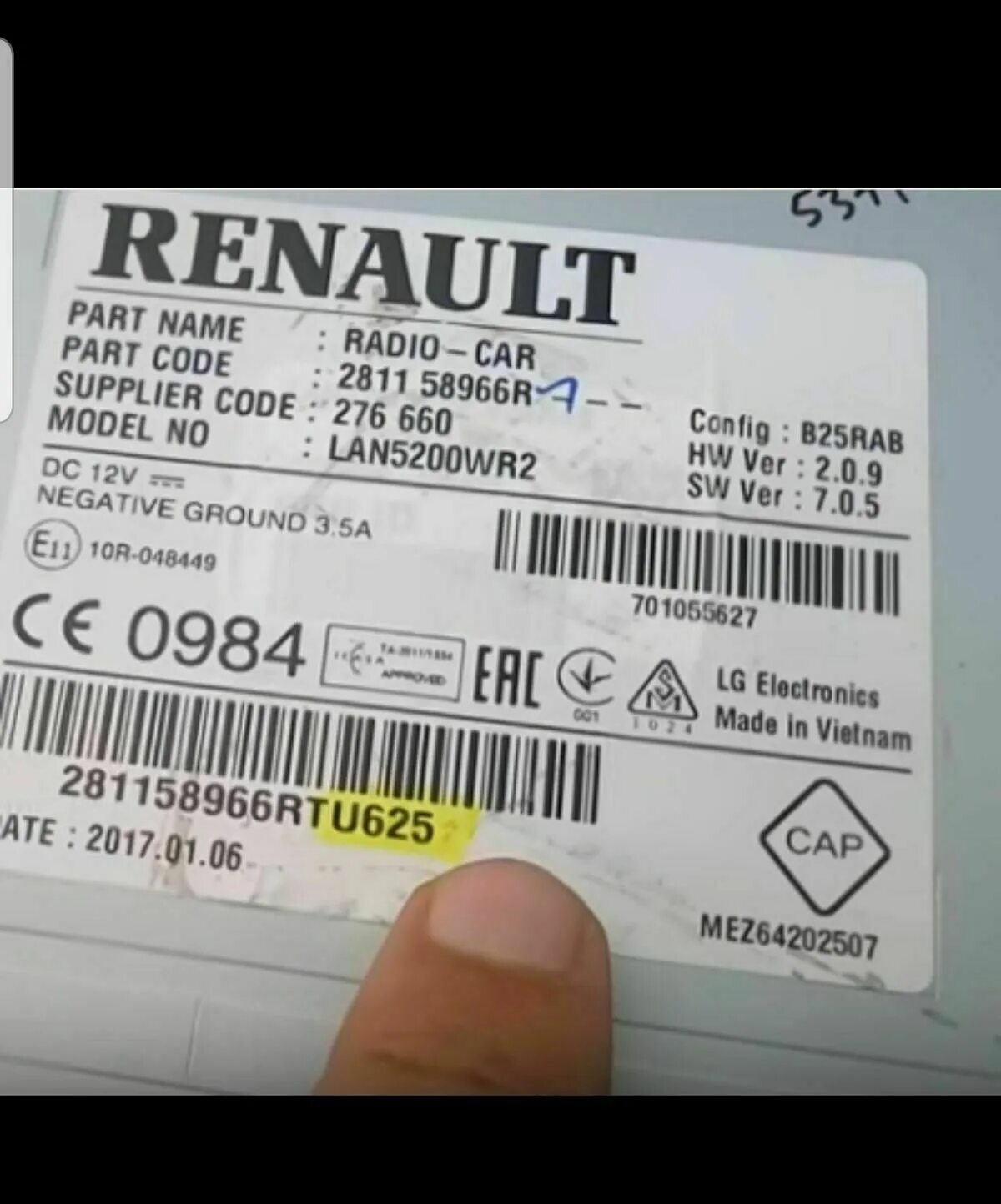 Renault duster код радио. Lan5200wr2 код разблокировки. renault code 9401. код разблокировки радио дачия докер.