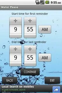 Water please