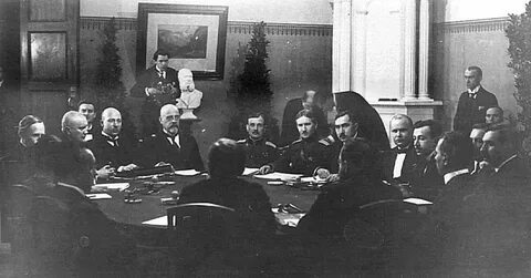 Подписание мирного договора в москве