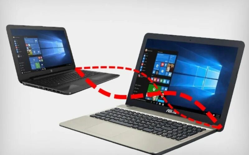 Установить второй ноутбук. 2 Ноутбука. Соединить 2 ноутбука. Ноутбук 2 сенсора. Ноутбук с двух сторон.