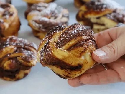 Булочки с шоколадом