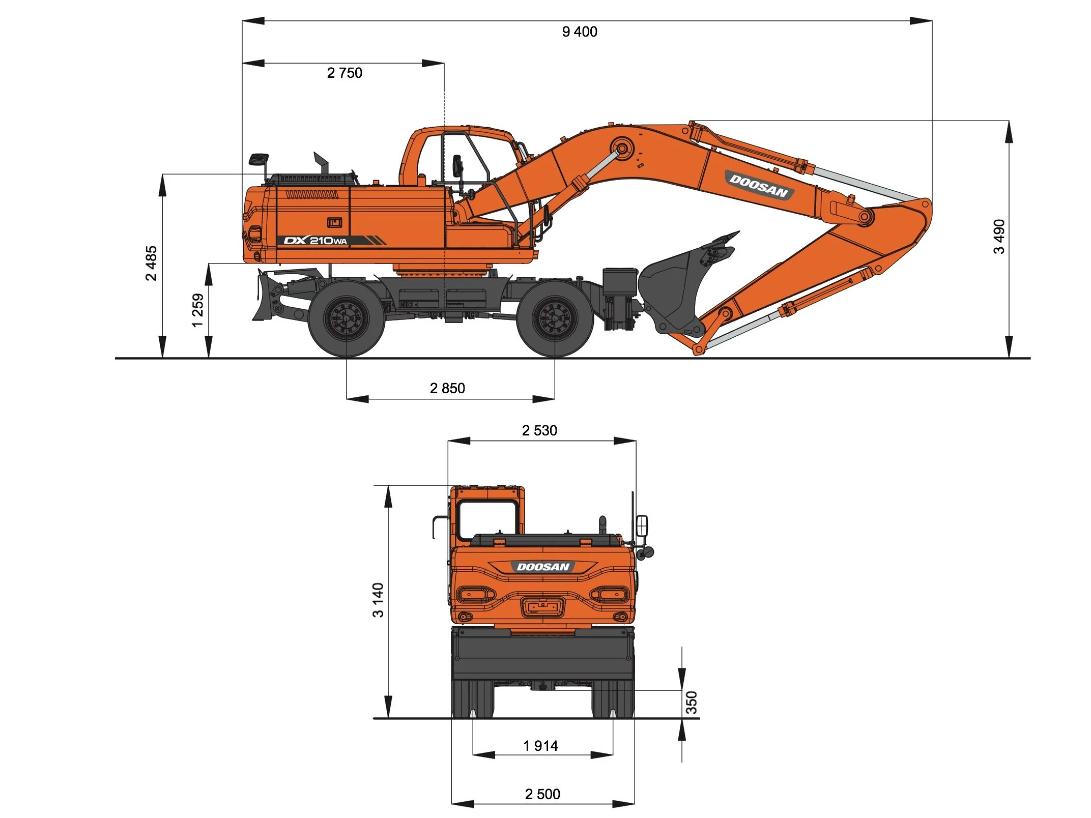 Коматсу 220 экскаватор габариты. Jcb 175 технические характеристики. Габариты колесного экскаватора. Комацу 220  ширина ковша. Габариты колесного экскаватора.