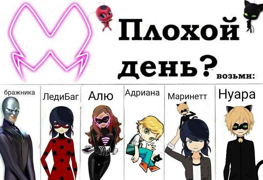 Тесты леди баг и кот