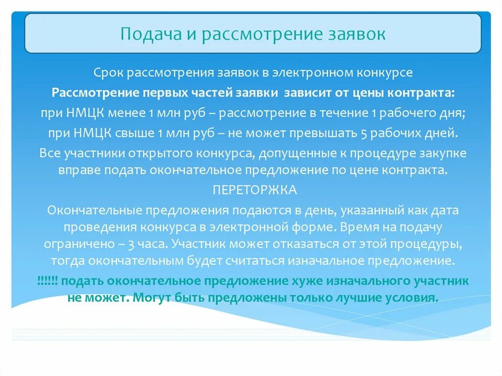 Подведение итогов конкурса в электронной форме