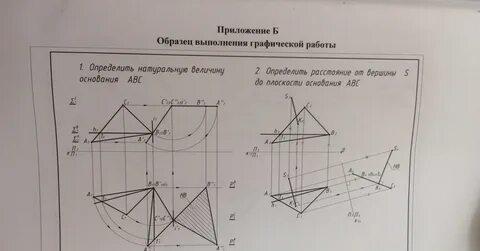 Расстояние от вершины основания