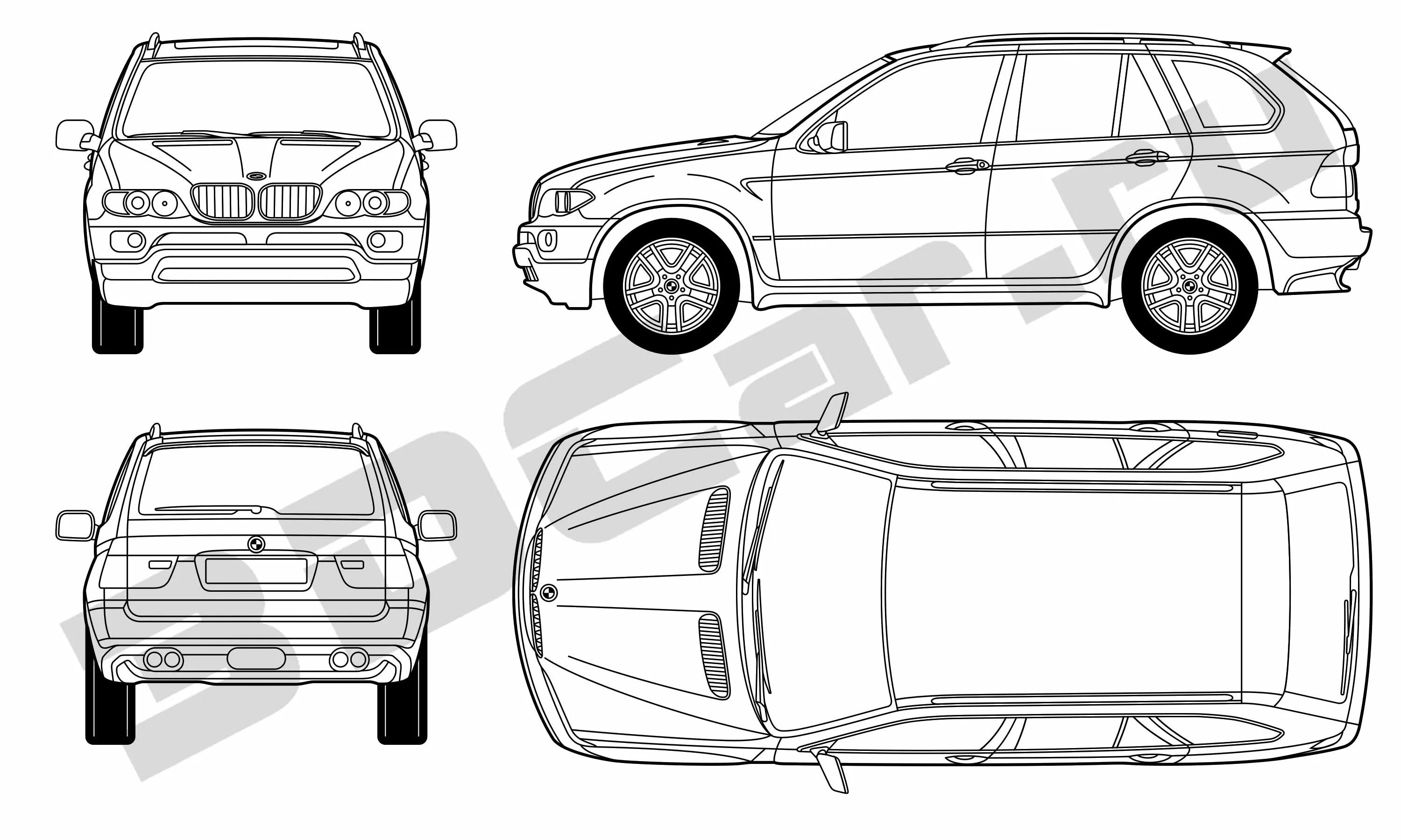 Схема бмв х3. BMW x5 чертеж. BMW x5 e53 чертеж. БМВ х5 е53 чертеж. BMW x5 e53 Blueprint.