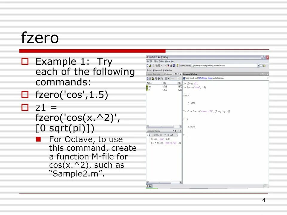 Решить уравнение матлаб. Fzero матлаб. функция fzero matlab. fzero matlab пример. matlab cos.