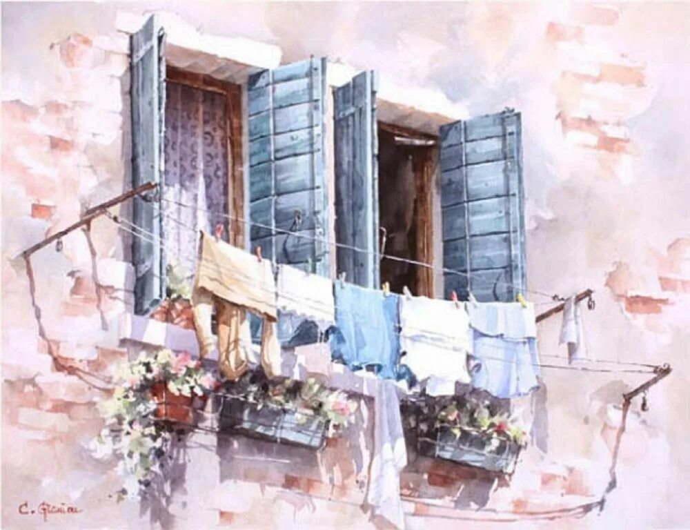 Фотоштора для кухни JoyArty "Солнечные акварельные цветы", серия Oxford DeLux 18