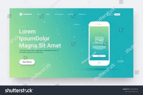 App landing page