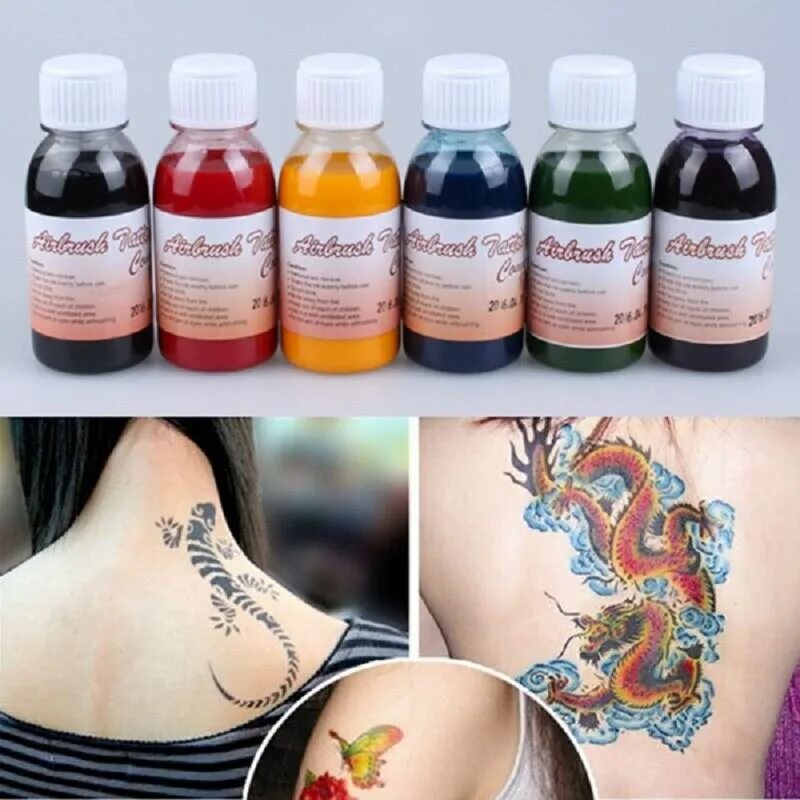 сколько держится тату без краски. цвета красок для тату. краска для тату 3д. краска для тату картинки. тату краской временная.