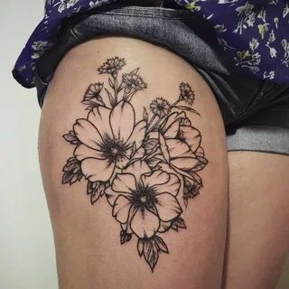 Татуировка цветы