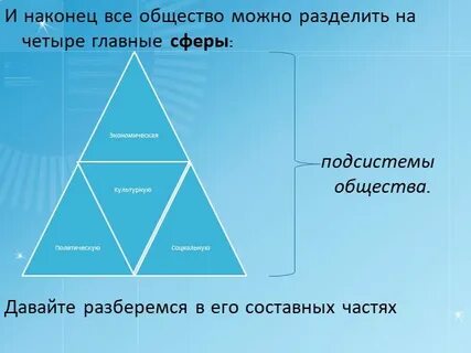 Составными частями общества являются