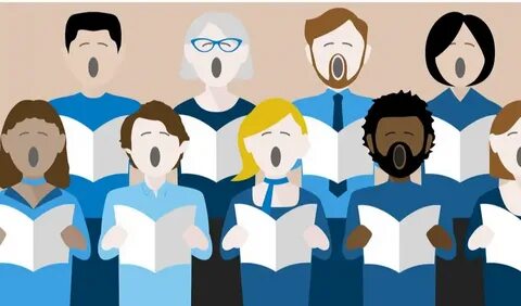 Choir singing