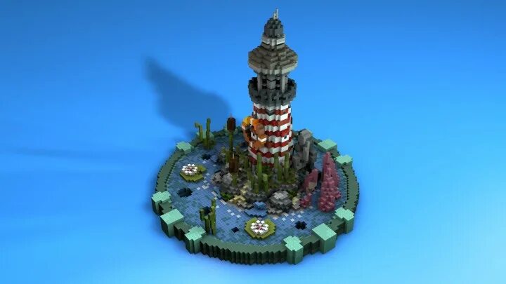 Красивое оформление маяка майнкрафт 100+ Minecraft Building Ideas In 2024