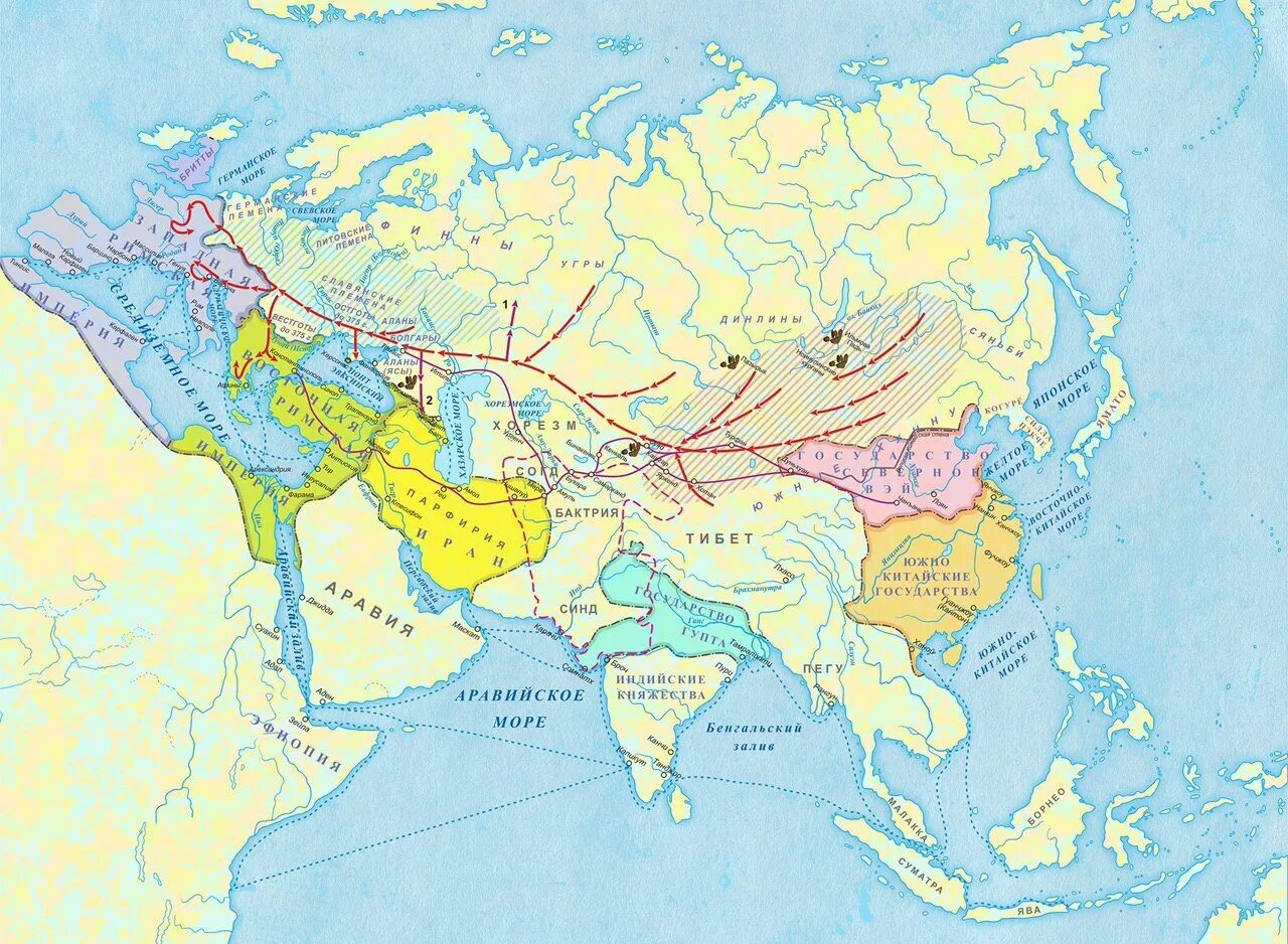 Народ азии 6. Карта переселения народов Евразия. Великое переселение народов Евразия. Путь гуннов в Европу. Гунны территория расселения.